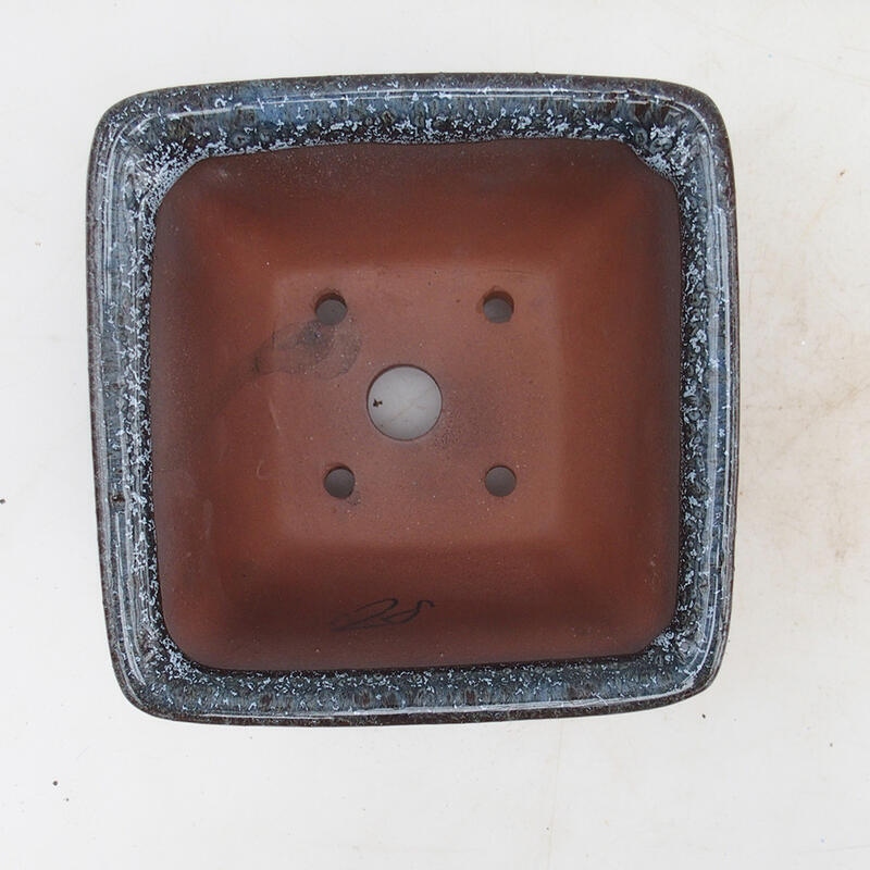 Bonsai tálka 12 x 12 x 7 cm, barna