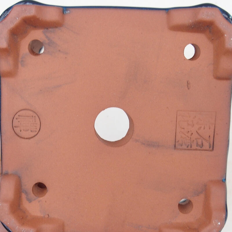 Bonsai tál 12 x 12 x 8 cm, kék színű