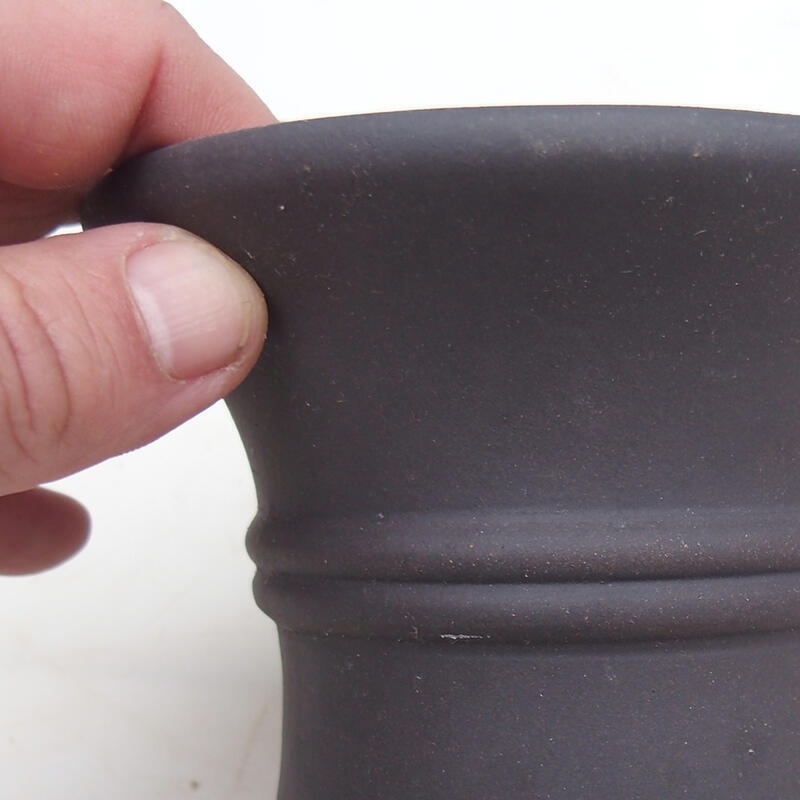 Bonsai tál 13 x 13 x 8 cm, fekete