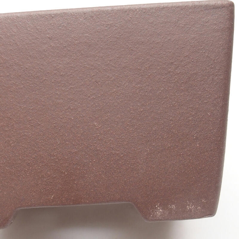 Bonsai tál 13 x 13 x 8 cm, barna