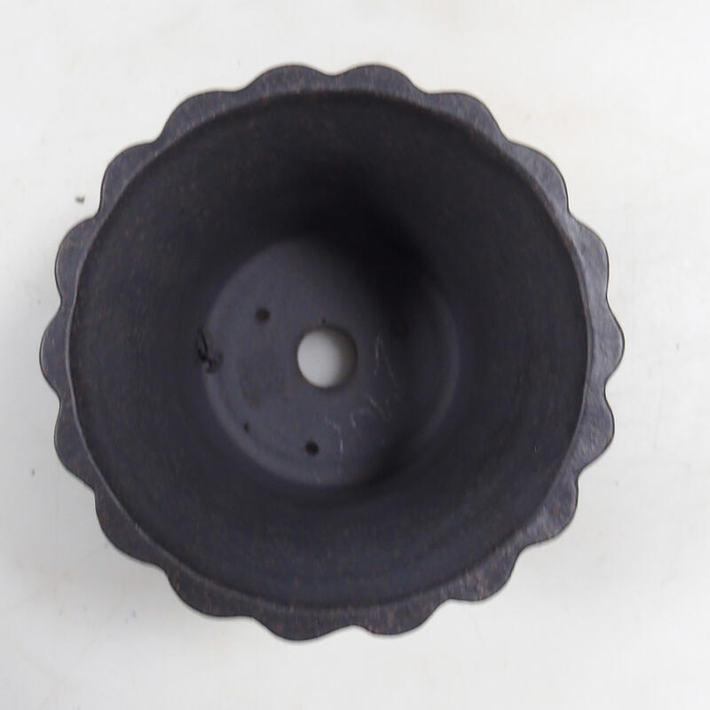 Bonsai tál 13 x 13 x 9,5 cm, barna