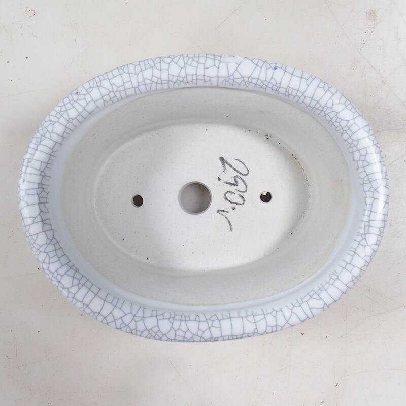 Bonsai tál 14,5 x 11,5 x 5,5 cm, raku színben