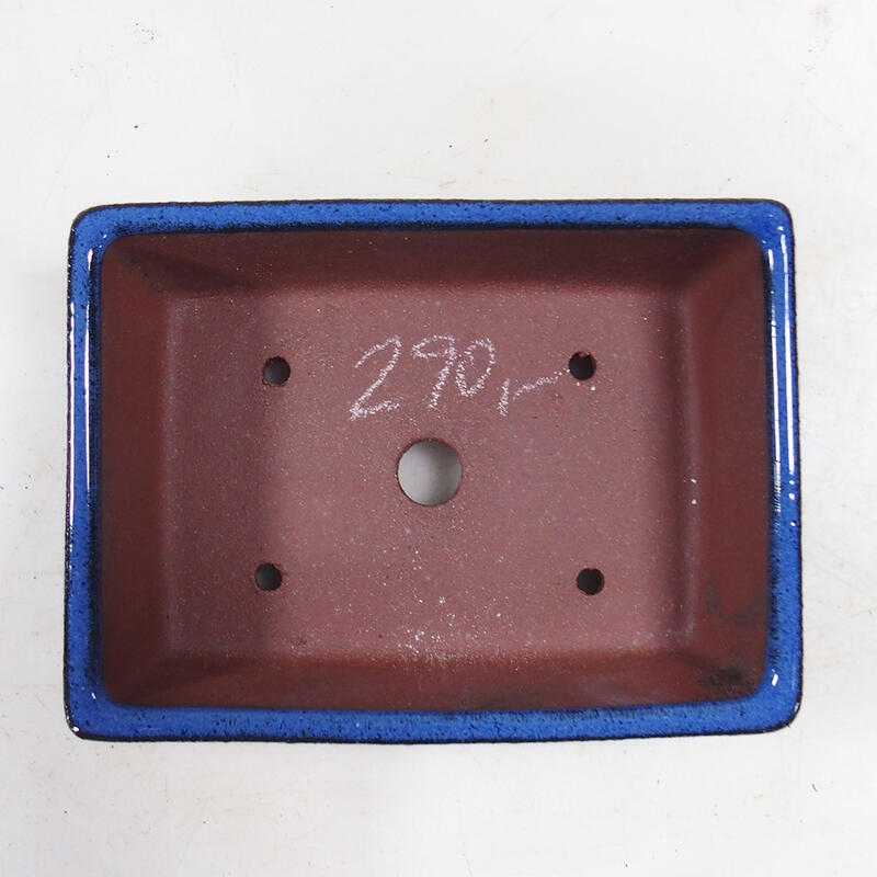 Bonsai tál 14,5 x 11 x 4,5 cm, kék színű