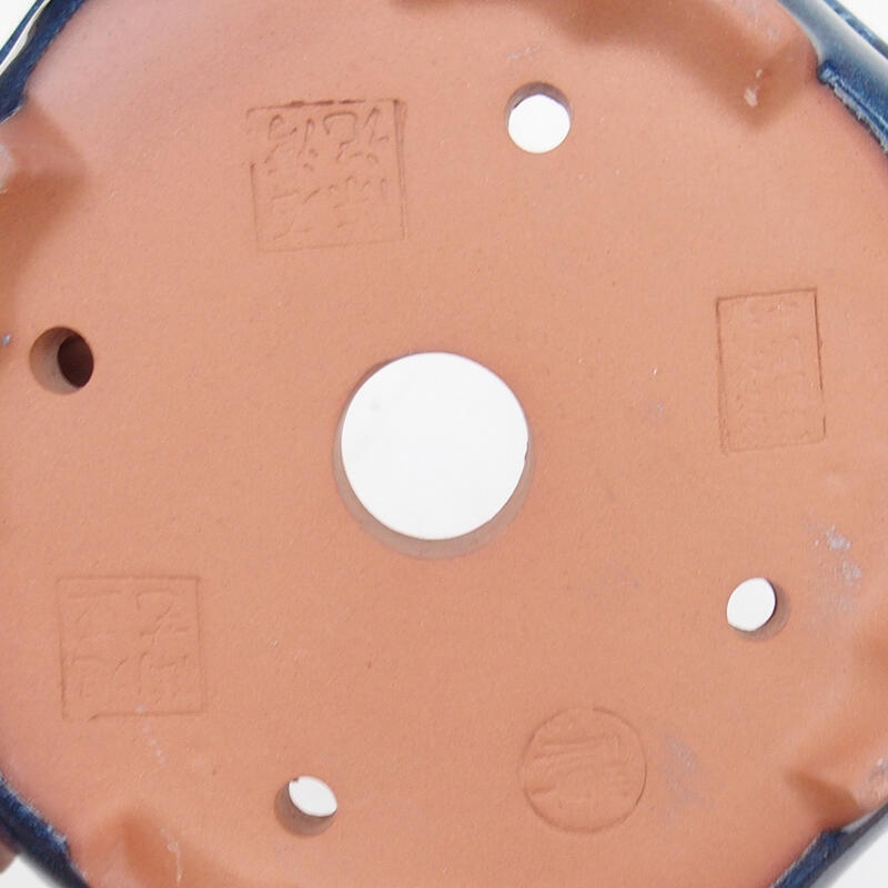 Bonsai tál 14 x 14 x 5,5 cm, kék színű