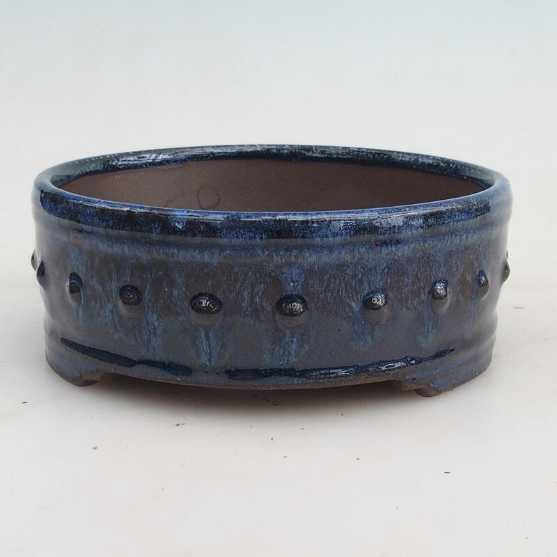 Bonsai tál 14 x 14 x 5,5 cm, kék színű