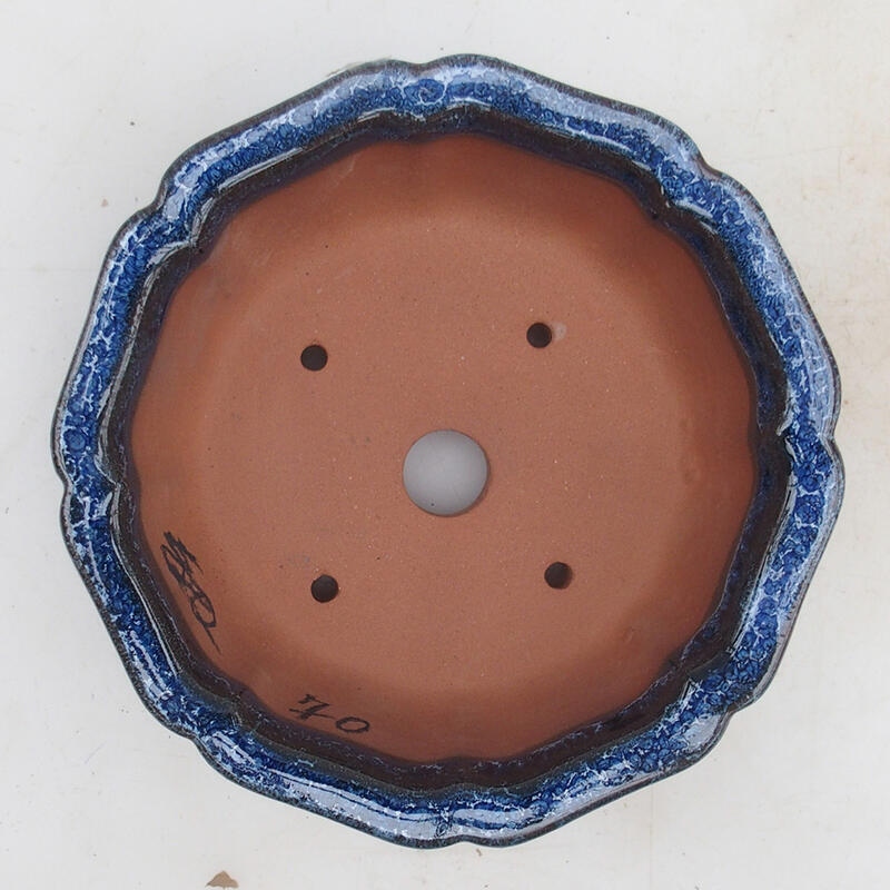 Bonsai tál 14 x 14 x 5,5 cm, kék színű