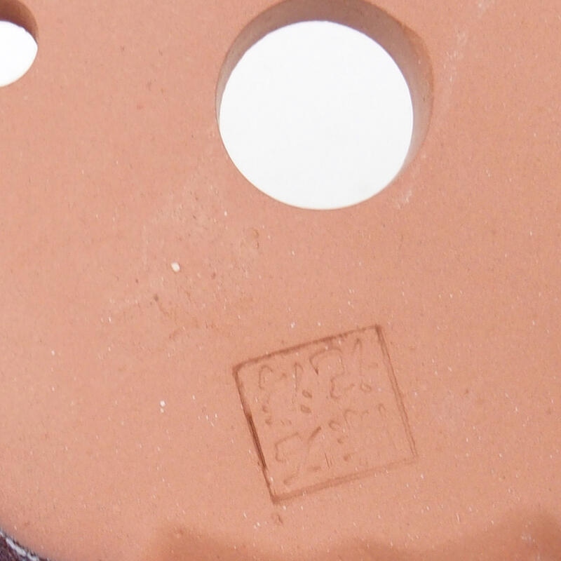 Bonsai tál 14 x 14 x 5,5 cm, zöld