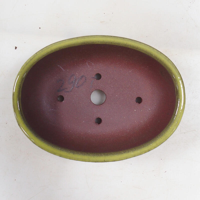 Bonsai tál 15,5 x 11,5 x 4,5 cm, sárga