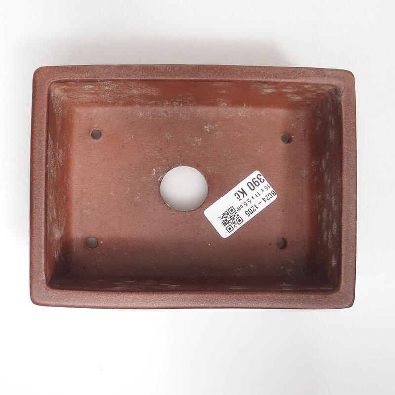 Bonsai tál 15,5 x 11,5 x 6,5 cm, barna színben