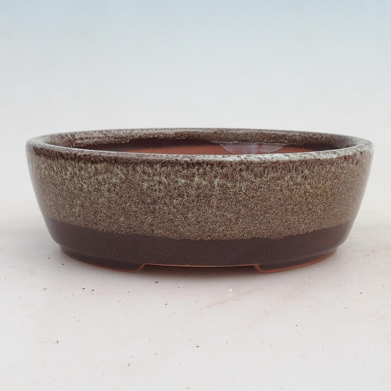 Bonsai tál 15,5 x 13 x 5 cm, barna