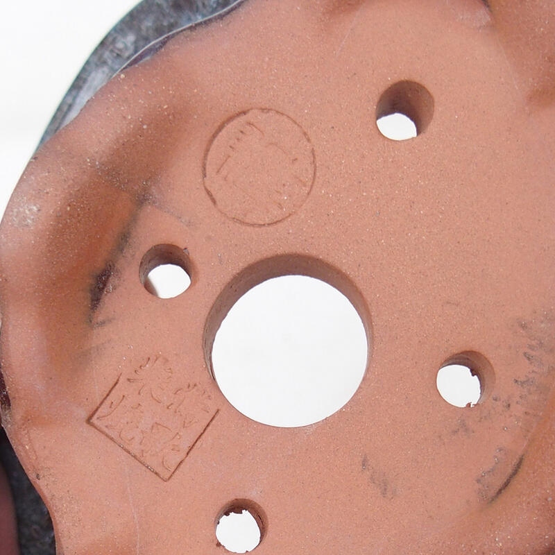 Bonsai tál 15,5 x 13 x 7,5 cm, bordó színben