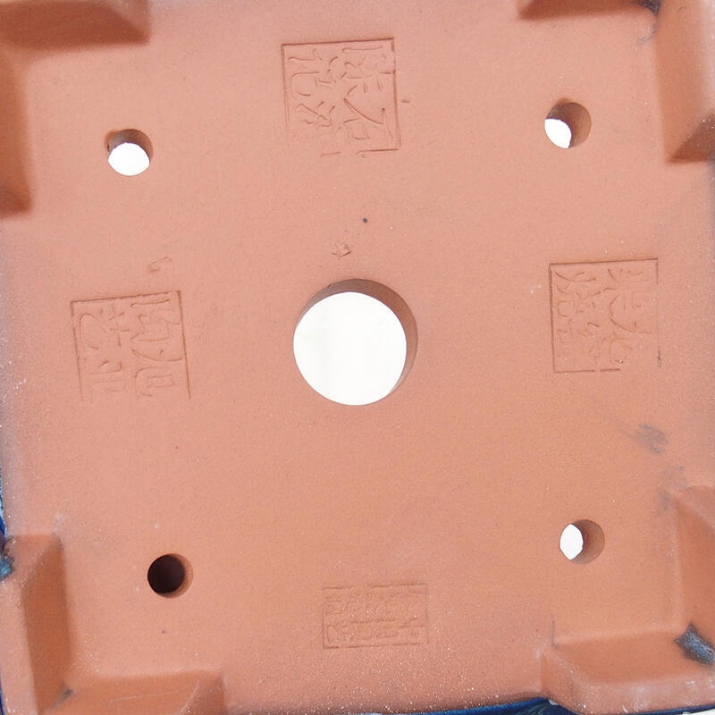 Bonsai tál 15,5 x 15,5 x 5,5 cm, kék színben