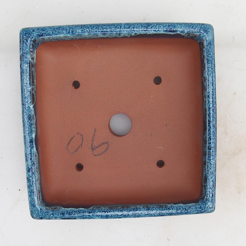 Bonsai tál 15,5 x 15,5 x 5,5 cm, kék színben