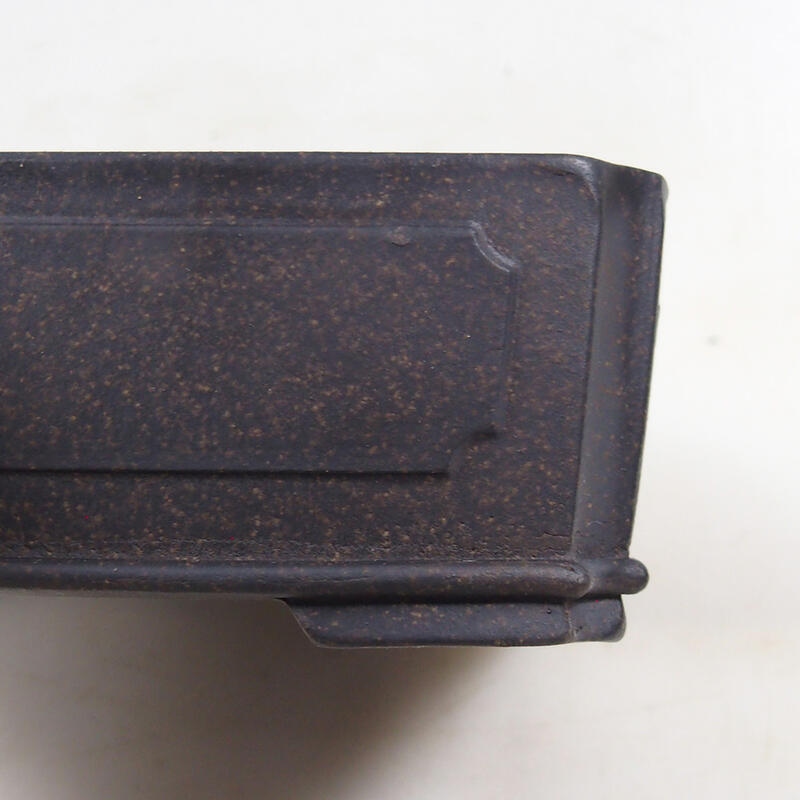 Bonsai tál 15 x 11 x 5 cm, barna