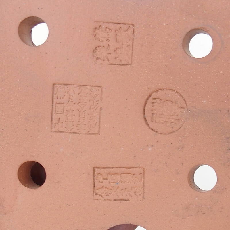 Bonsai tál 15 x 12 x 4 cm, barna