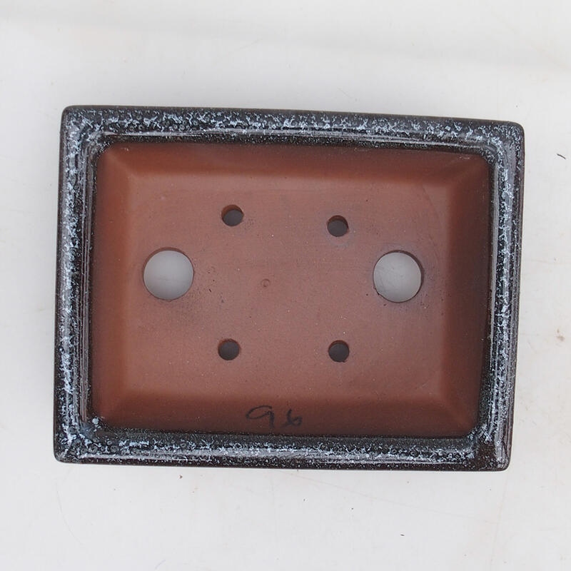 Bonsai tál 15 x 12 x 4 cm, barna