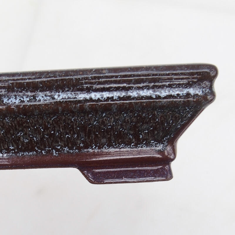 Bonsai tál 15 x 12 x 4 cm, barna