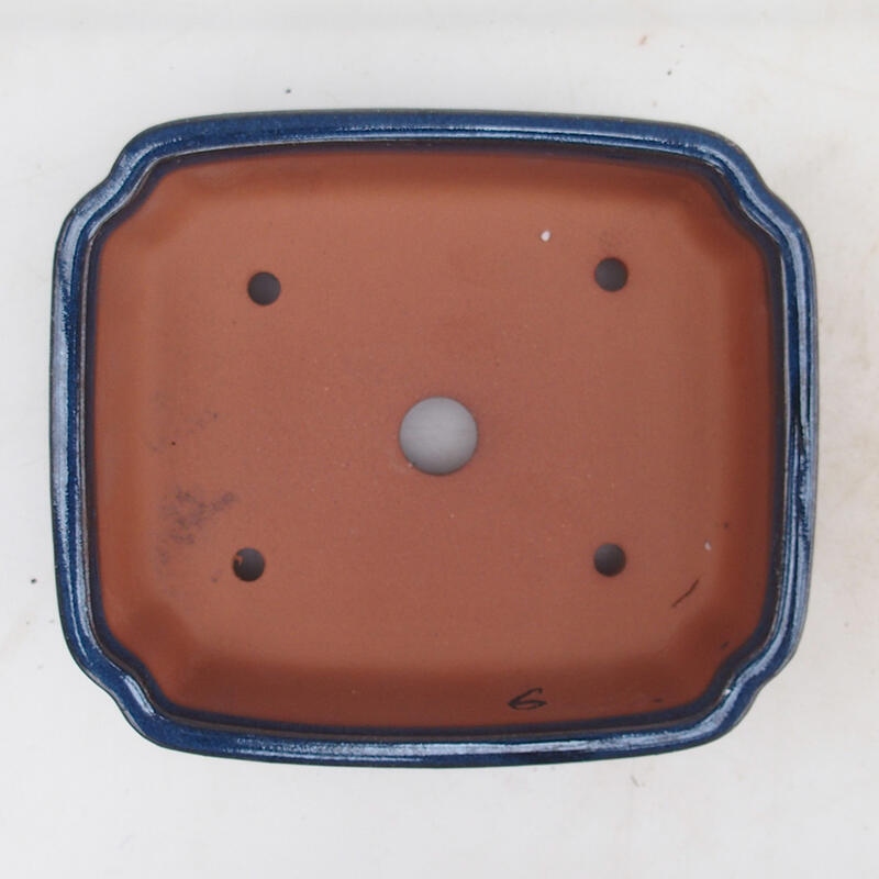 Bonsai tál 15 x 13 x 5 cm, kék színű