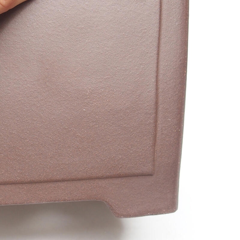 Bonsai tál 15 x 15 x 11,5 cm, barna színű