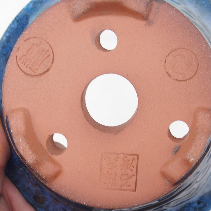 Bonsai tál 15 x 15 x 7 cm, kék színű