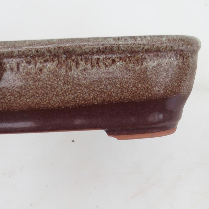 Bonsai tál 16,5 x 12 x 5 cm, barna