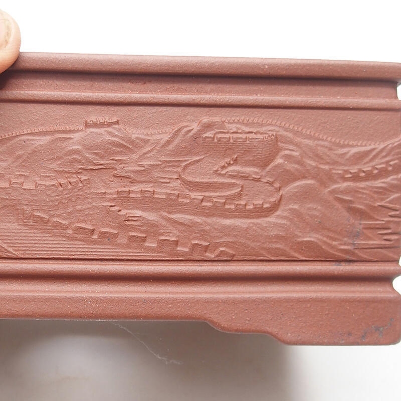 Bonsai tál 16 x 11 x 6,5 cm, téglaszínű, tégla színű