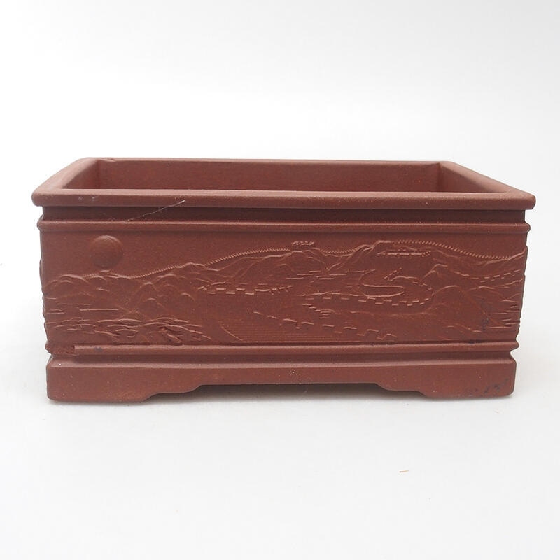 Bonsai tál 16 x 11 x 6,5 cm, téglaszínű, tégla színű