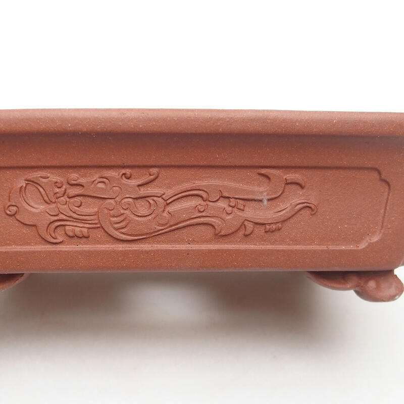 Bonsai tál 17,5 x 13,5 x 5,5 cm, téglaszínű, tégla színű