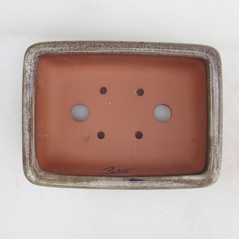 Bonsai tál 17,5 x 13 x 5,5 cm, bordó színben