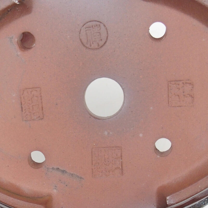 Bonsai tál 17,5 x 14 x 6 cm, barna és fehér színben