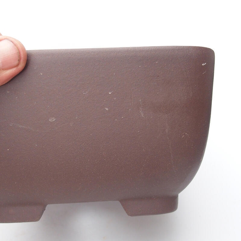 Bonsai tál 17,5 x 17,5 x 10 cm, barna színű