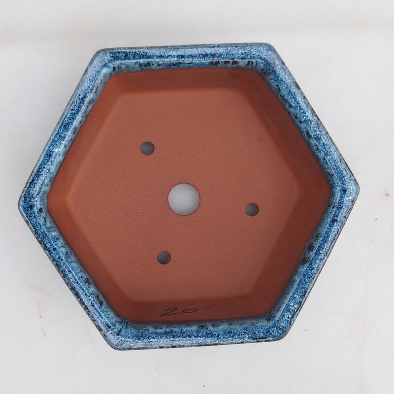 Bonsai tál 17 x 15 x 6 cm, kék színű