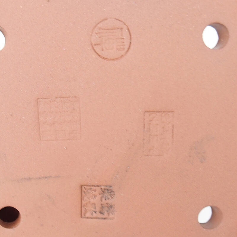 Bonsai tál 18,5 x 14,5 x 4,5 cm, bordó fehér színben