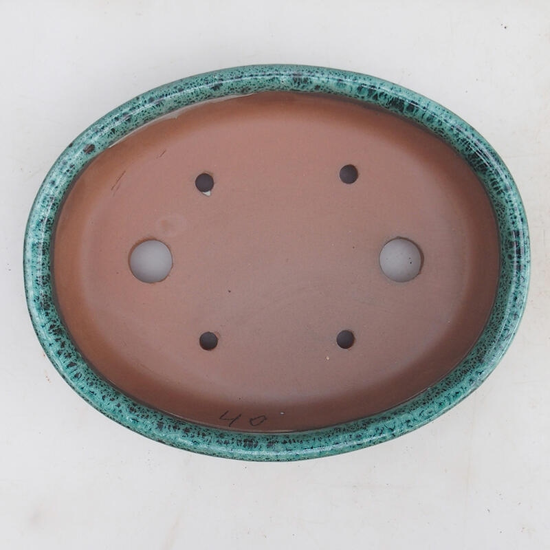 Bonsai tál 18,5 x 14,5 x 4,5 cm, zöld