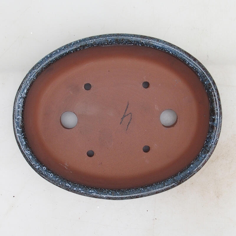 Bonsai tál 18,5 x 15 x 4,5 cm, bordó színben