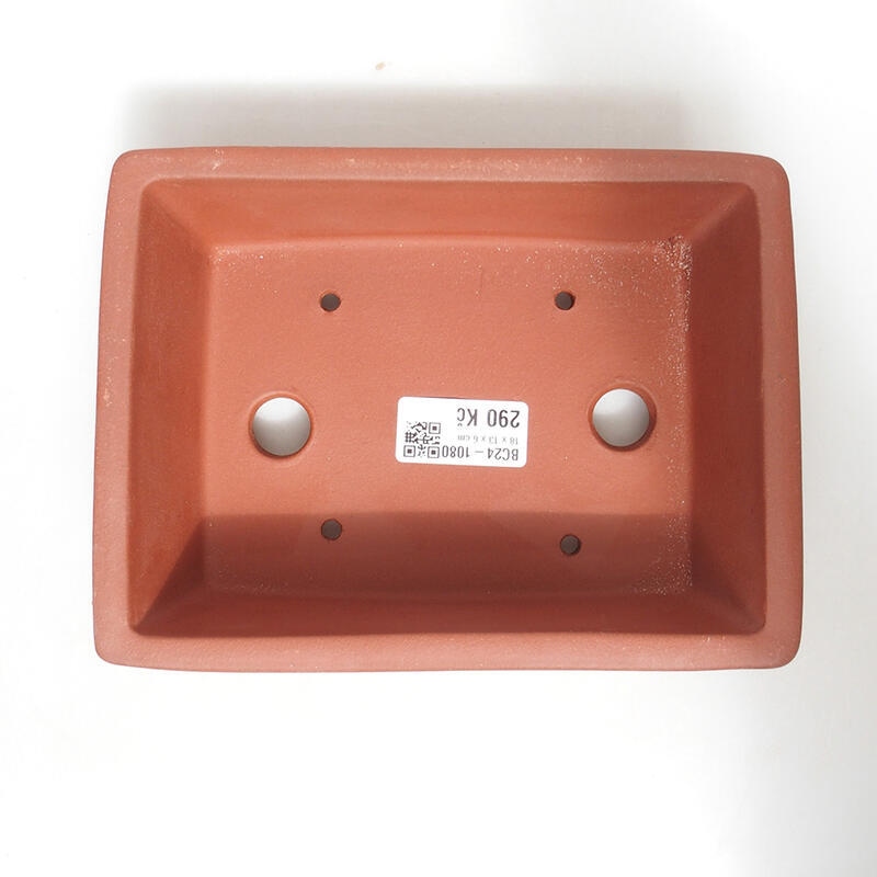 Bonsai tál 18 x 14 x 6 cm, téglaszínű, tégla színű