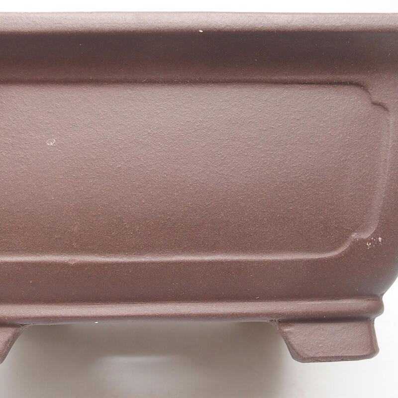 Bonsai tál 20,5 x 20,5 x 10 cm, barna színben