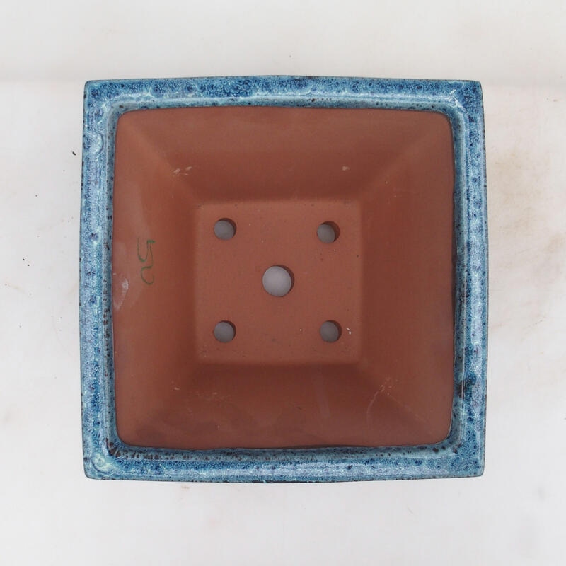 Bonsai tál 20,5 x 20,5 x 15 cm, kék színben