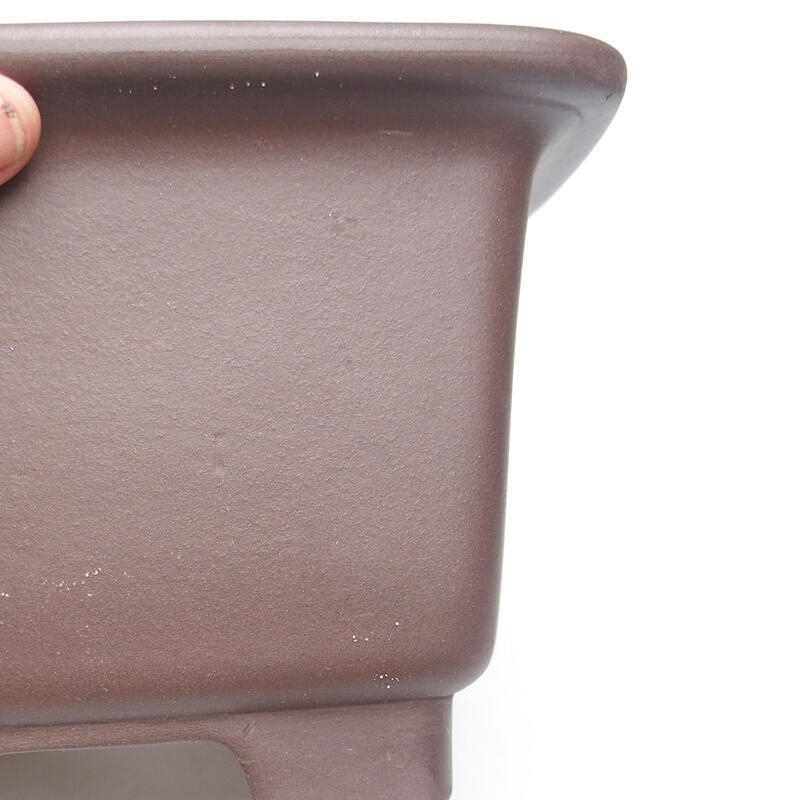 Bonsai tál 20 x 20 x 12,5 cm, barna