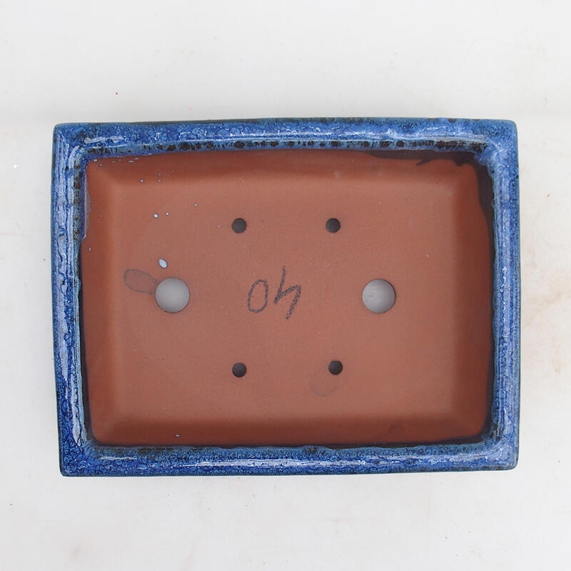 Bonsai tál 21,5 x 16 x 5 cm, kék színű