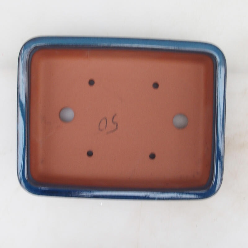 Bonsai tál 21,5 x 17 x 5,5 cm, kék színű