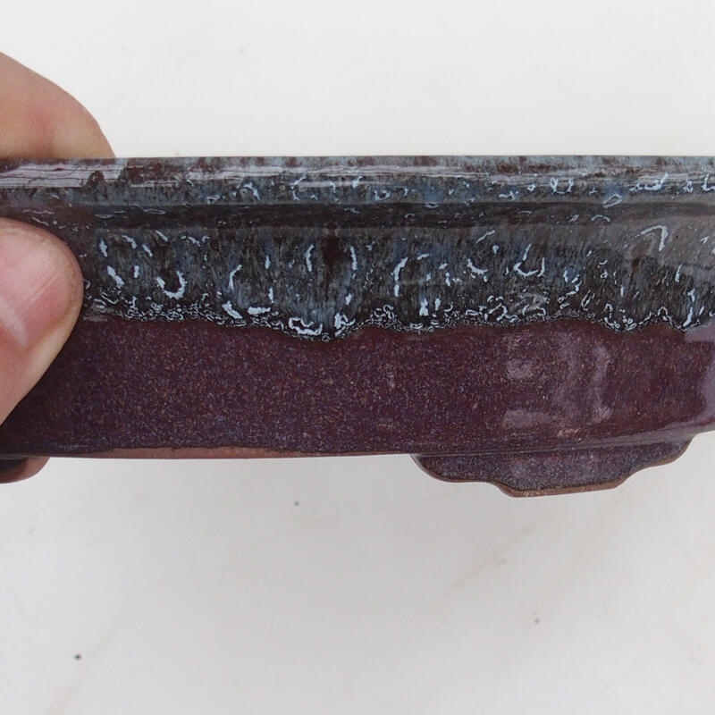 Bonsai tál 21 x 14 x 5 cm, barna