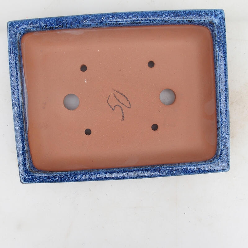 Bonsai tál 21 x 16,5 x 4,5 cm, kék színben