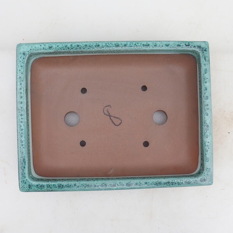 Bonsai tál 21 x 16,5 x 4,5 cm, zöld