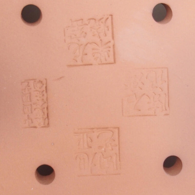 Bonsai tál 21 x 16 x 4,5 cm, barna