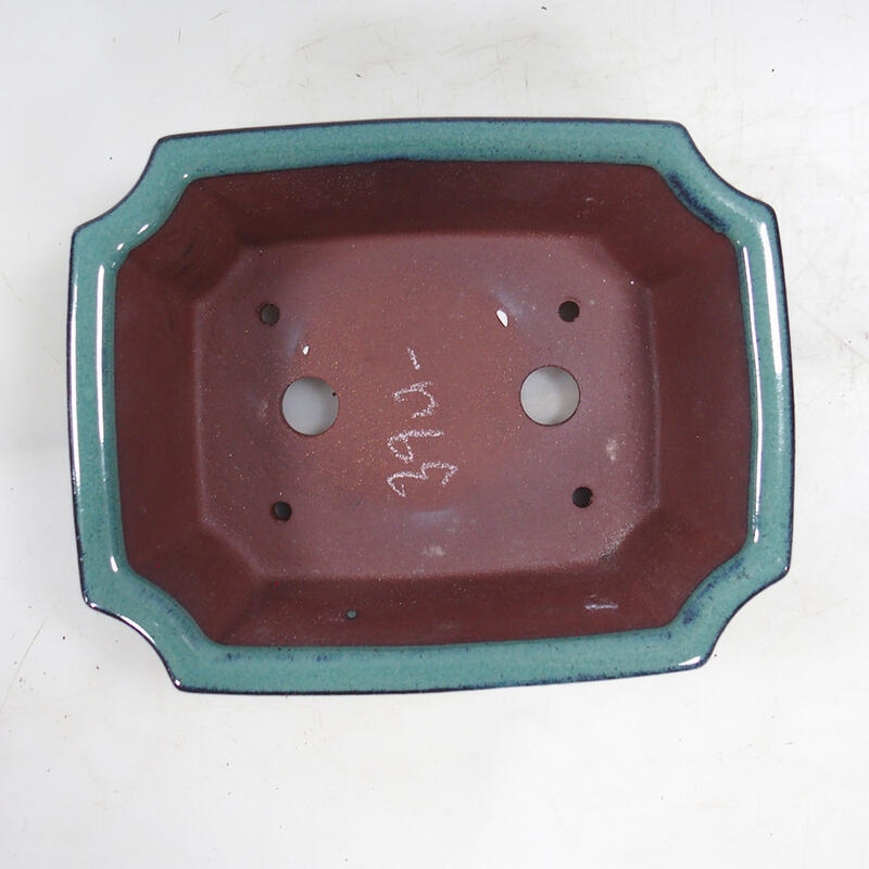 Bonsai tál 21 x 17 x 6,5 cm, zöld