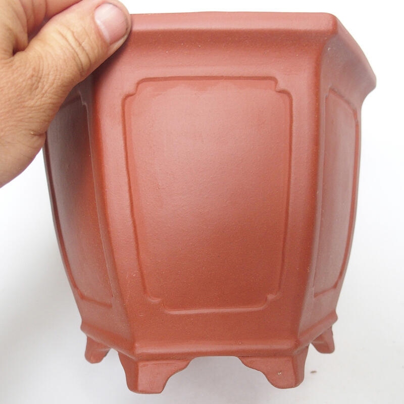 Bonsai tál 21 x 18 x 16 cm, tégla színű