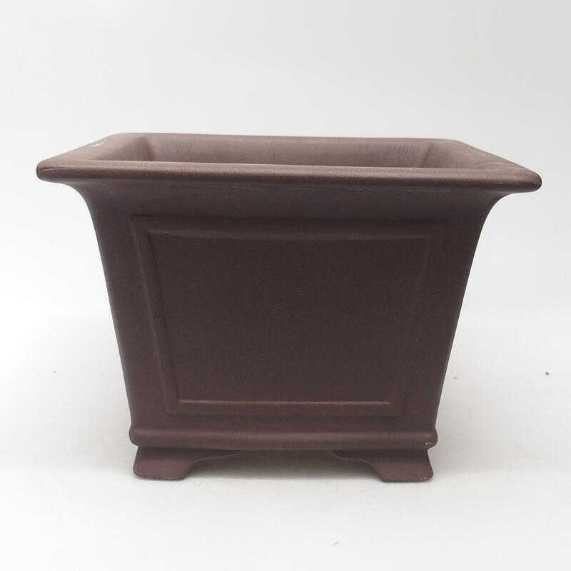 Bonsai tál 21 x 21 x 14 cm, barna
