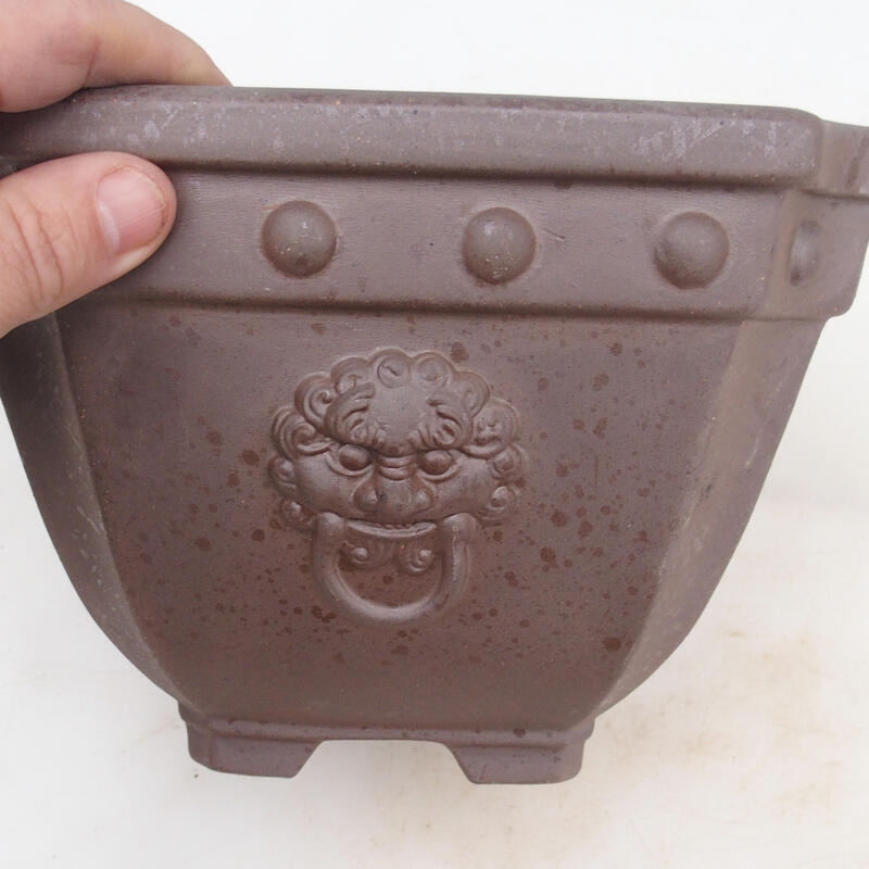 Bonsai tál 21 x 21 x 15,5 cm, natúr színben