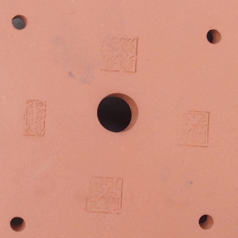 Bonsai tál 21 x 21 x 9 cm, kék színű